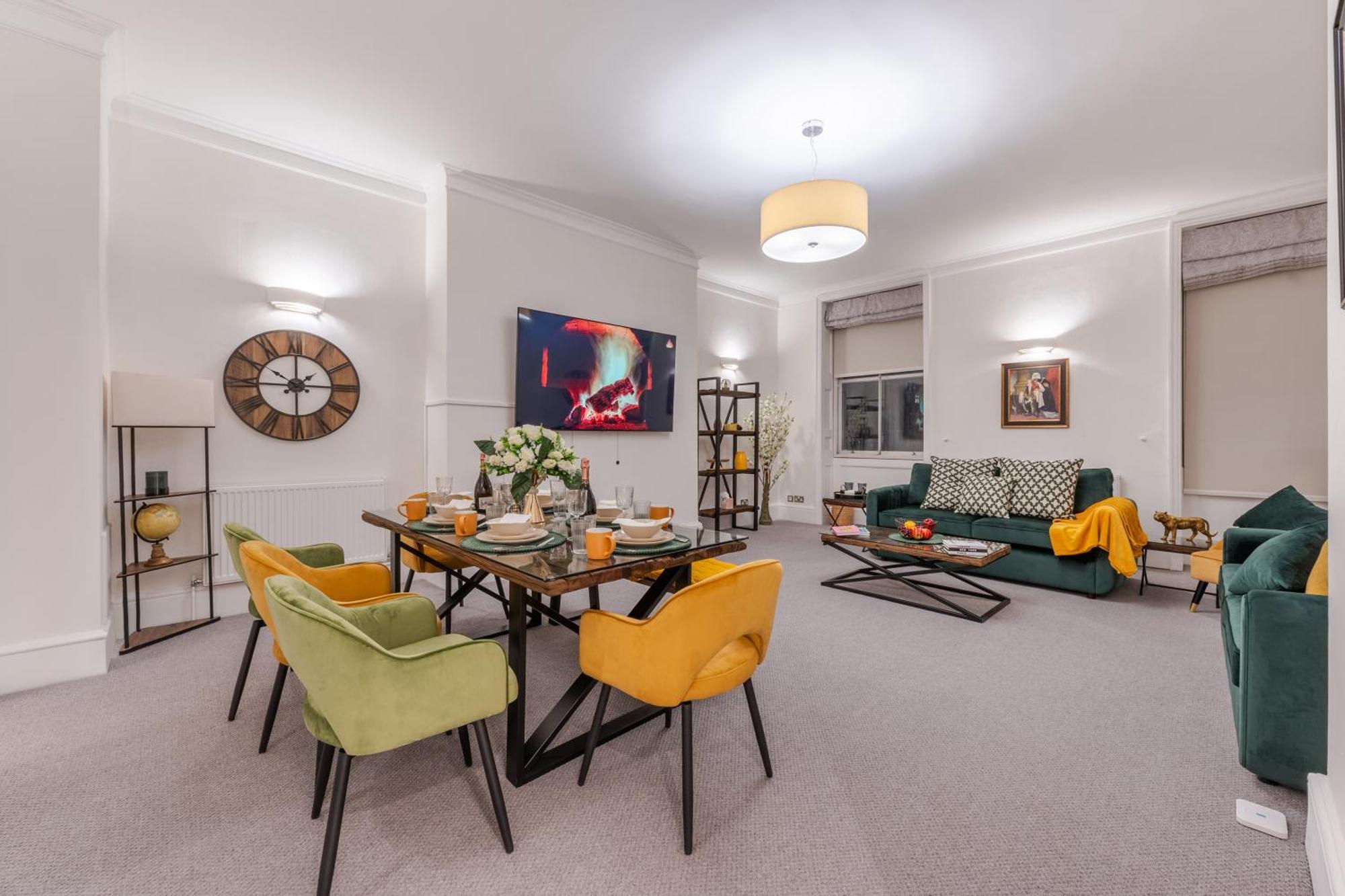 5H Modern Elegance 1-Bedroom City Living In Londra Dış mekan fotoğraf